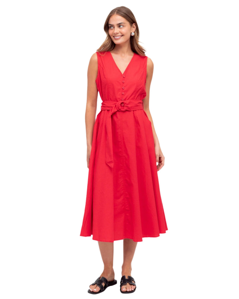 Jamilia Dress Red Dresses Label of Love S(8-10)  