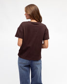 Chocolate Easy Tuck Tee Tops Label of Love