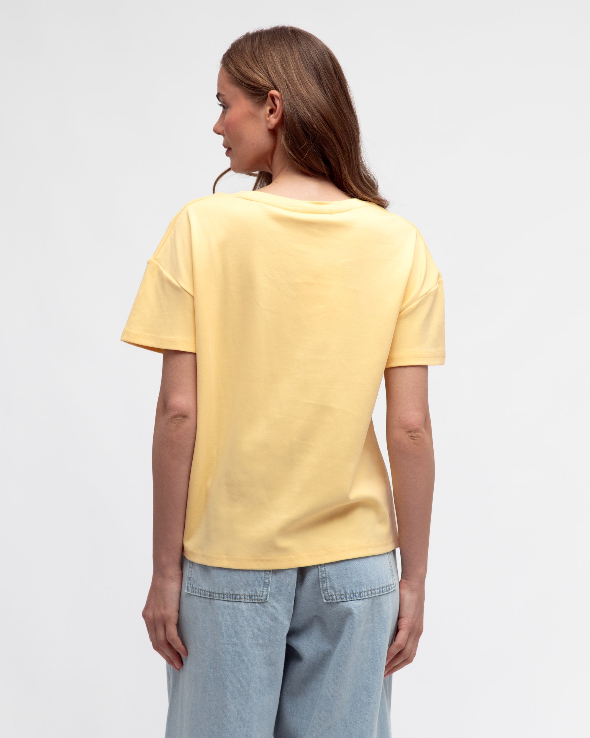 Lemon Easy Tuck Tee Tops Label of Love