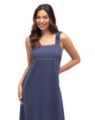 Stitched Up Maxi Dress Washed Indigo Dresses Label of Love