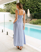 Sky Blue Maxi Dress Dresses Label of Love
