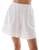 Stitched Up Short White Bottoms Label of Love