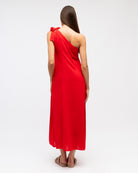 Tia Shoulder Dress Red Dresses Label of Love