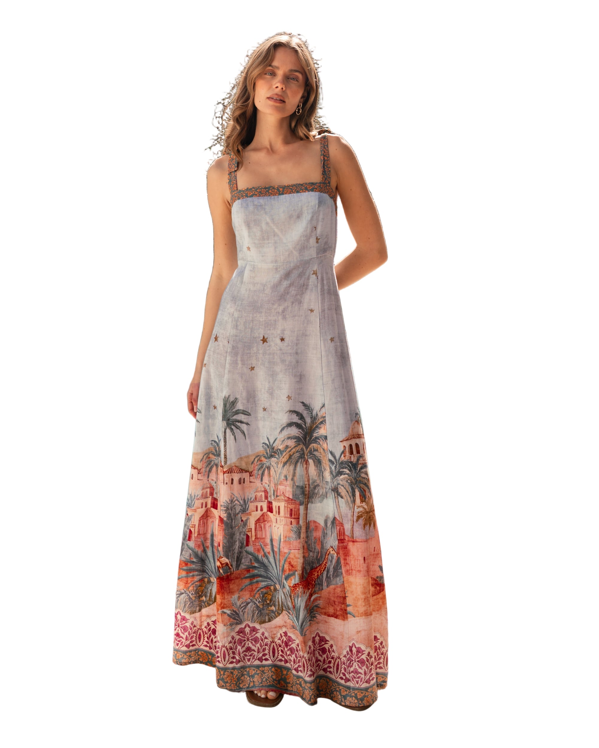 Desert Mirage Maxi Dress Dresses Label of Love XS(6-8)