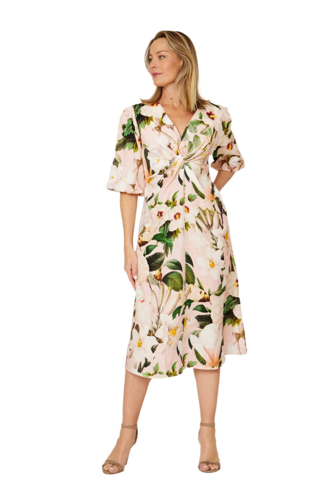 Tilly Dress Green Floral Dresses La Strada S(8-10)  