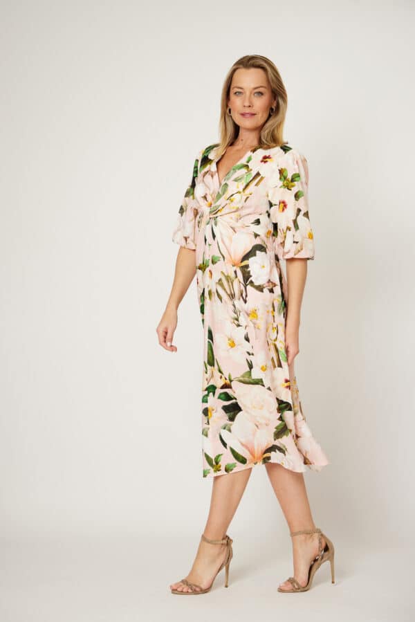 Tilly Dress Green Floral Dresses La Strada   