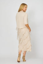 Viscose Cardy Beige Tops La Strada