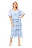 Multi Layers Dress Sky Blue Dresses La Strada S(8)