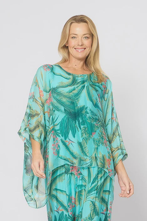 Kaftan Top Acqua Garden Tops La Strada
