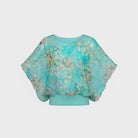 Band Bat Wing Top Tiffany Floral Tops La Strada