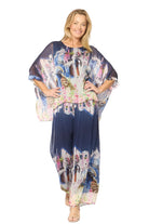 Floral Pant Navy/Pink Bottoms La Strada S(8-10)