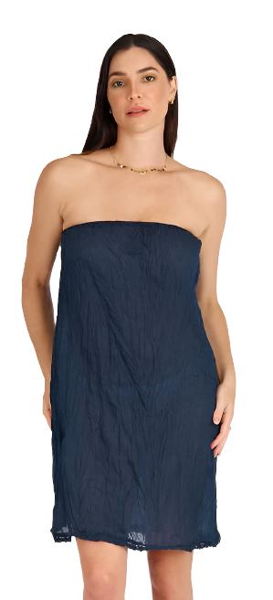 Lula Soul Strapless Slip Long Navy Dresses Lula Soul XS(6)  