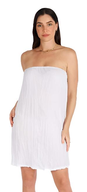 Lula Soul Strapless Slip Long White Dresses Lula Soul XS(6)  