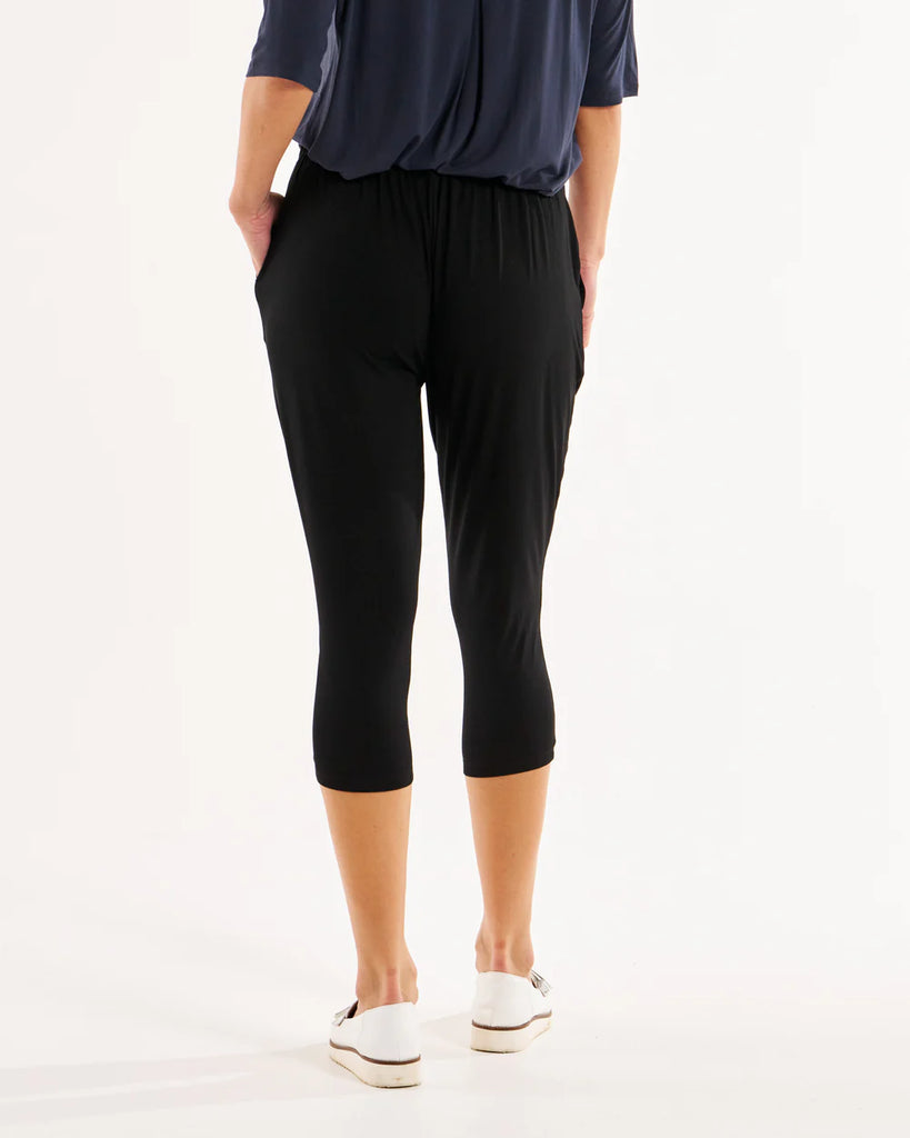 Laina Bamboo Pant - Black Bottoms Betty Basics   