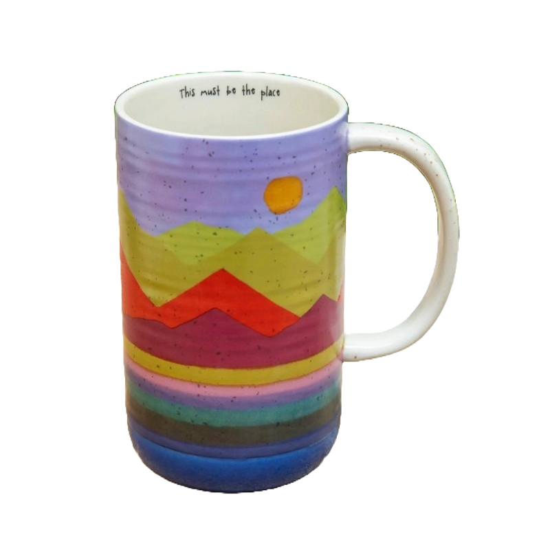 Latte Mug The Place Mountain Range Gifts and Accessories Natural Life