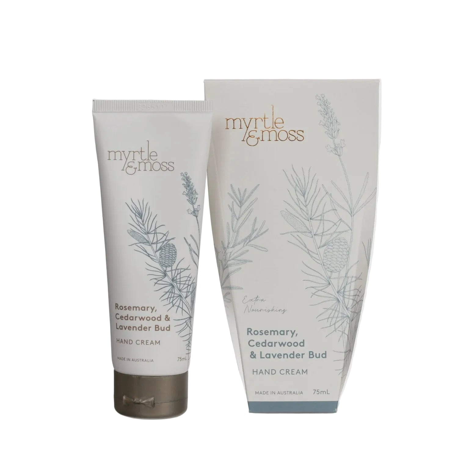 Mini Hand Cream Lavender Bud, Rosemary and Cedarwood Body Myrtle & Moss