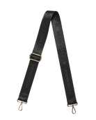 Logo Bag Strap Black Bags and Purses Louenhide