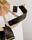 Logo Bag Strap Black Bags and Purses Louenhide