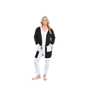 Long Cardigan Black and White Jackets New u Collection