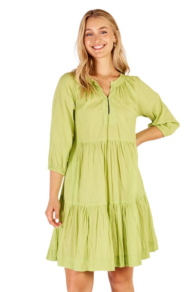 Harper Dress Lime Dresses Lula Life XS(6)  