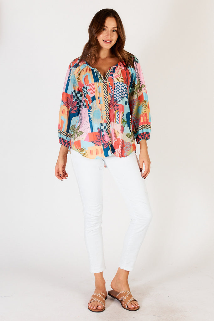 Solaire Shirt Print Tops Lula Life   