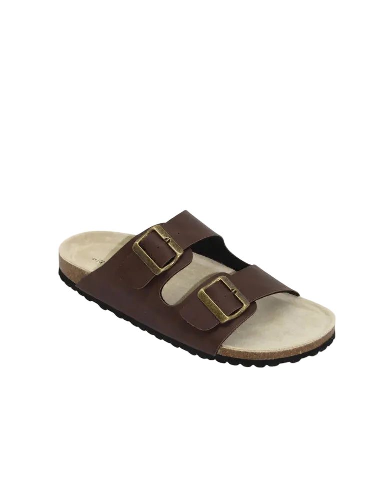 Madrid Mens Sandal Chocolate Shoes Human Premium 41