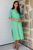 Pitcher Dress Doozy Green Dresses Peacock Feather
