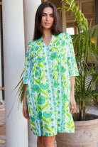 Huckley Dress Maruka Lime Dresses Peacock Feather