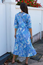 Alexa Dress Roary Blue Dresses Peacock Feather