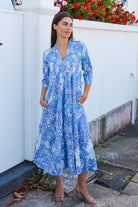 Alexa Dress Roary Blue Dresses Peacock Feather