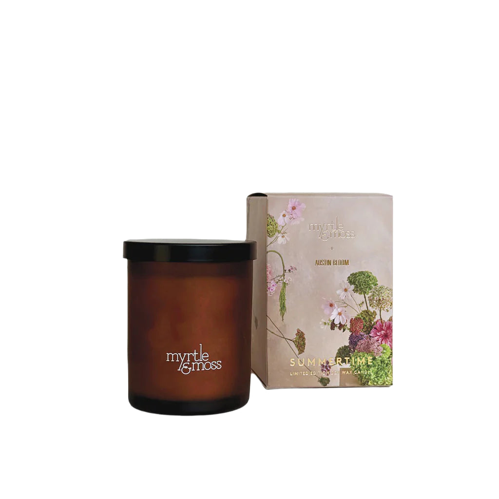 Mother's Day Austin Bloom Summertime Candle Gifts and Accessories Myrtle & Moss