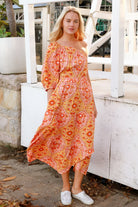 Luisa-Yellow One Shoulder Maxi Dress Dresses DreamCatcher