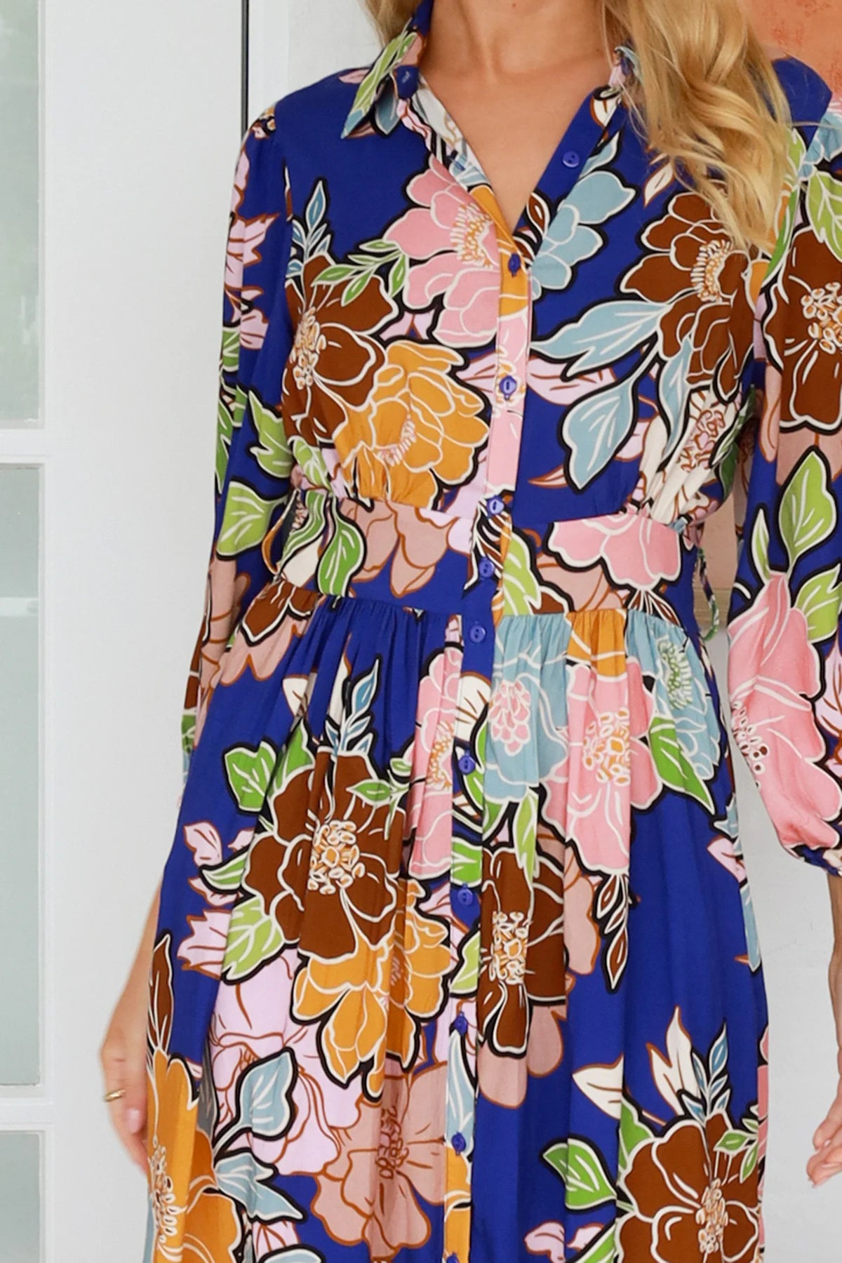 Adalee 3/4 Sleeves Midi Dress Dresses DreamCatcher