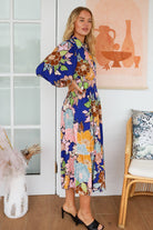 Adalee 3/4 Sleeves Midi Dress Dresses DreamCatcher