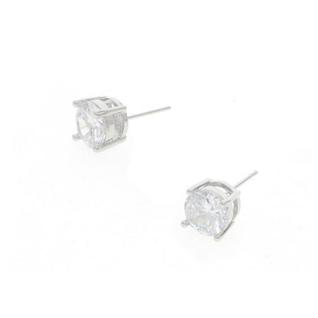 Cubic Zirconia White Earrings SL Earrings Sun Accessories