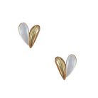 Etched Shell Heart Earrings Earrings Sun Accessories
