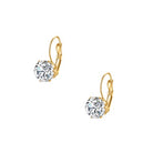 Crystal French Hooks Earrings Gold Earrings Sun Accessories