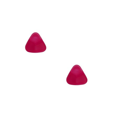 Triangle Geo Earrings Raspberry Pink Earrings Sun Accessories