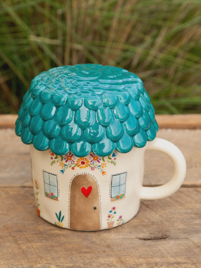 Cozy Cottage Mug with Lid Gifts and Accessories Natural Life   