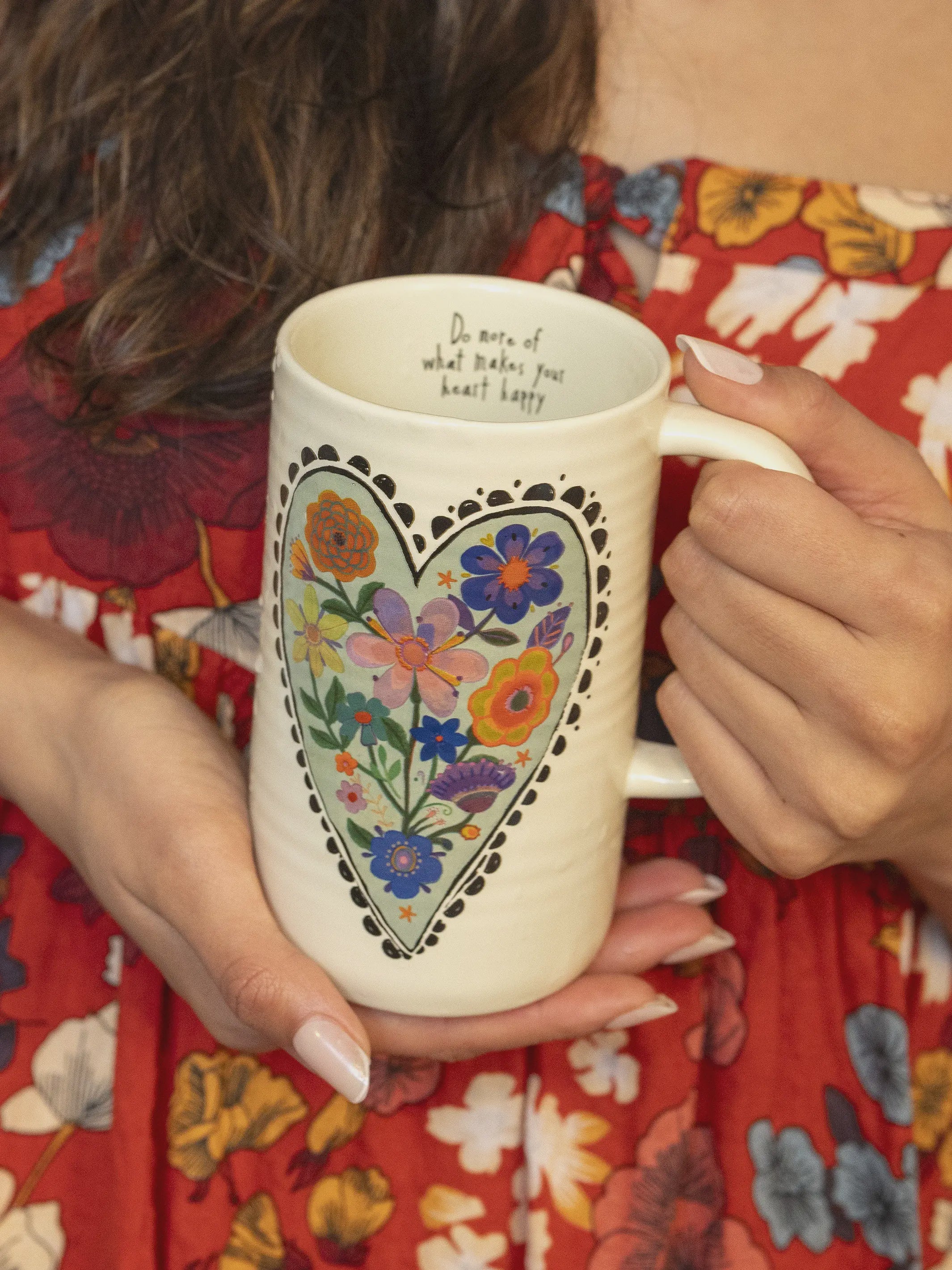 Latte Mug Heart Do More Heart Happy Gifts and Accessories Natural Life