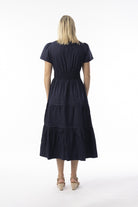 Poplin Essentials Dress Maxi Ruched Dresses Orientique