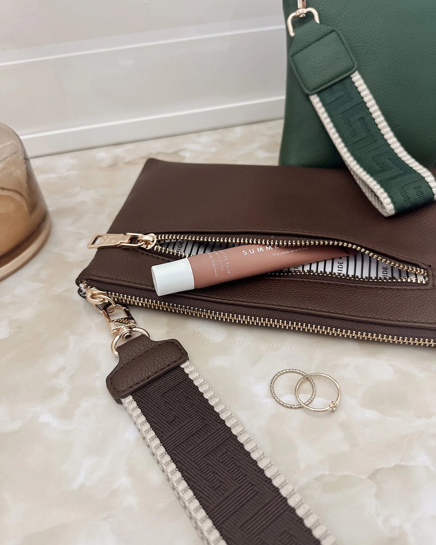 Mimi Clutch - Chocolate - Global Free Style