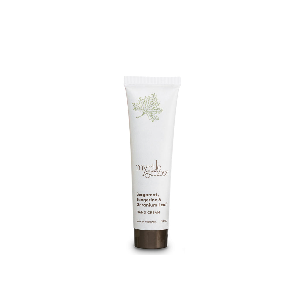 Mini Hand Cream Bergamot Rind, Tangerine & Geranium Leaf Gifts and Accessories Myrtle & Moss   