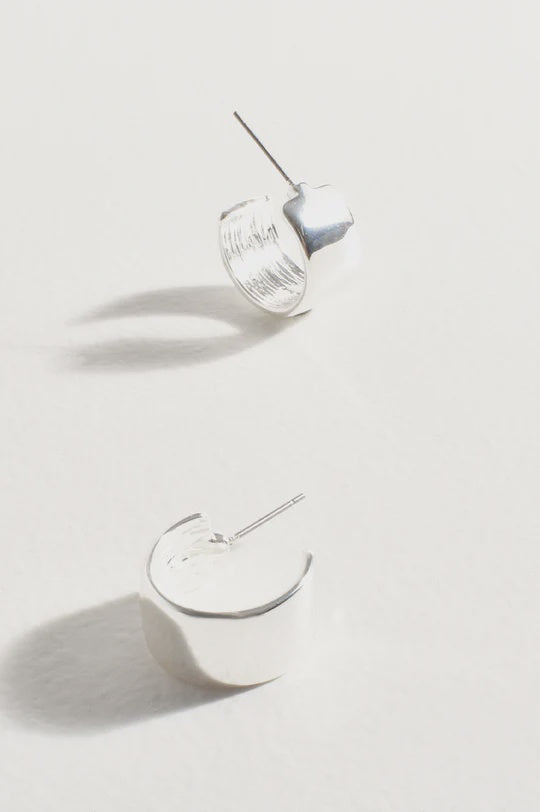 Mini Metal Everyday Hoops Silver - Global Free Style