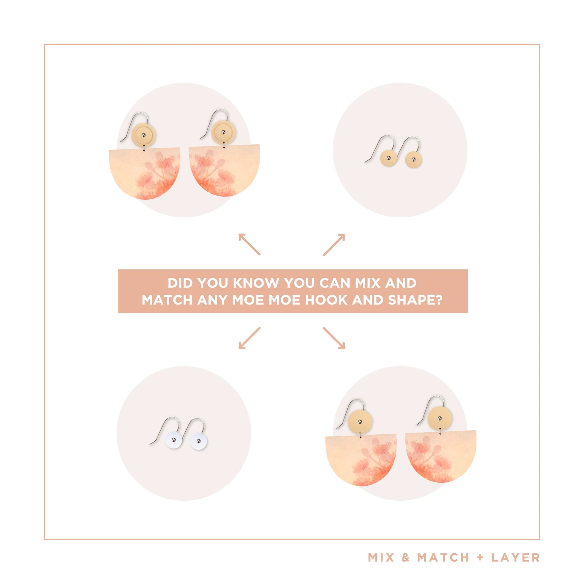 Misty Ellis Rowan Large Bell Circle Drop Earring Earrings Moe Moe