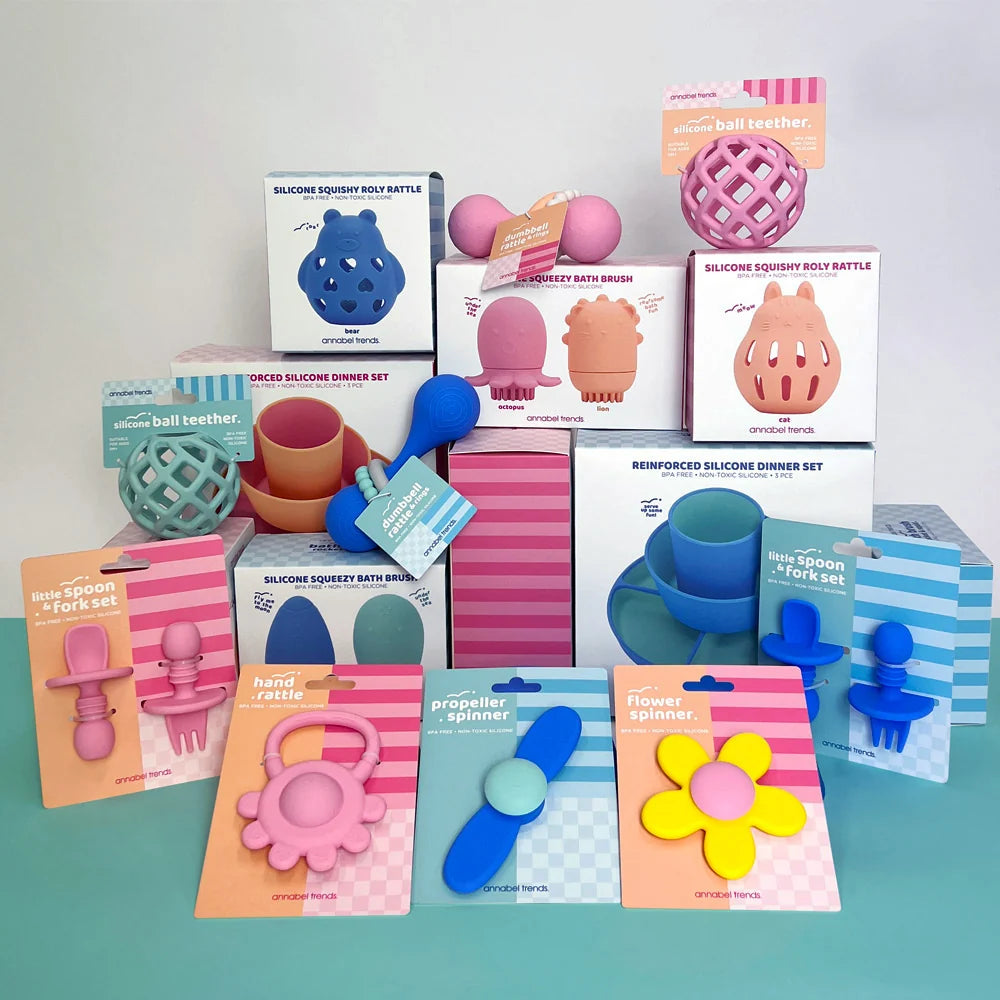 Silicone Ball Teether Pink Gifts and Accessories Annabel Trends