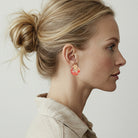 Blossom Ellis Rowan Layered Small Retro Stud Earring Earrings Moe Moe