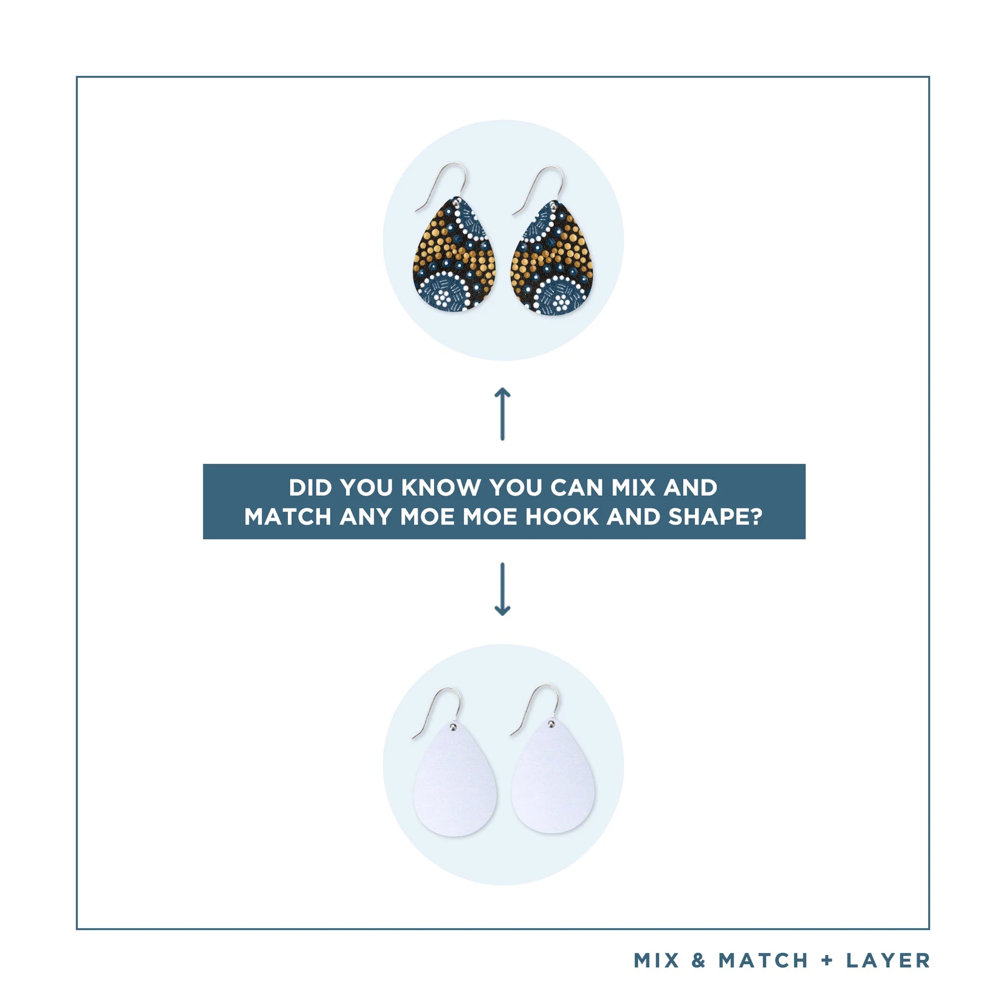 Jellurgal Paroo Iconic Tear Drop Earring Earrings Moe Moe