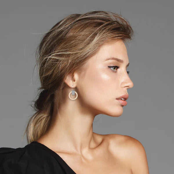 LUXE Fusion Small Outline Circle Hoop Earring Earrings Moe Moe