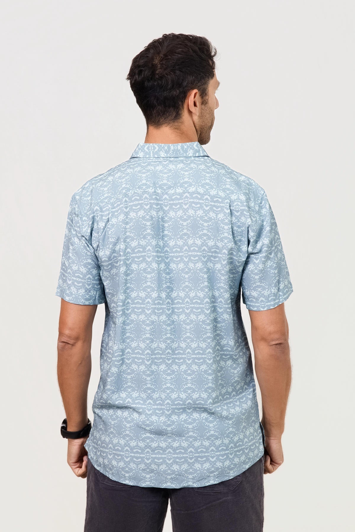 Mr Snake Blue Mens Shirt - Global Free Style